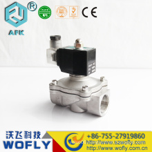 China Alibaba N/C ss304 12 volt shut off solenoid valve 1.5"